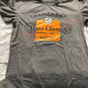 Veuve Clicquot Gray Short Sleeve Tee